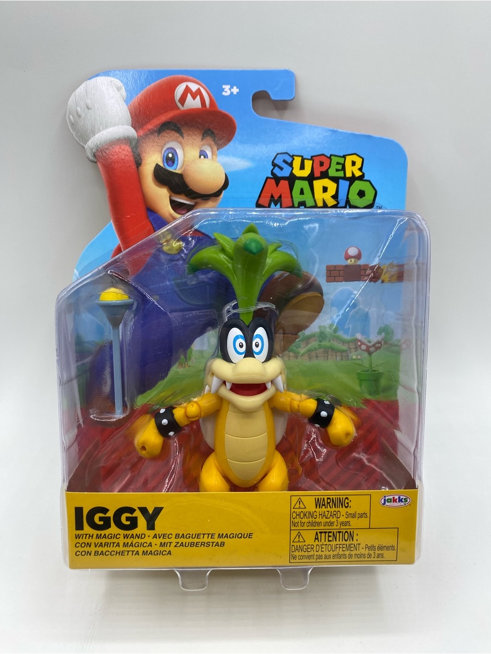 Jakks Pacific Super Mario - Iggy with Magic Wand New/Sealed